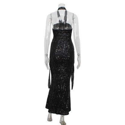 Moon Rising - Sequined High Waist Dress