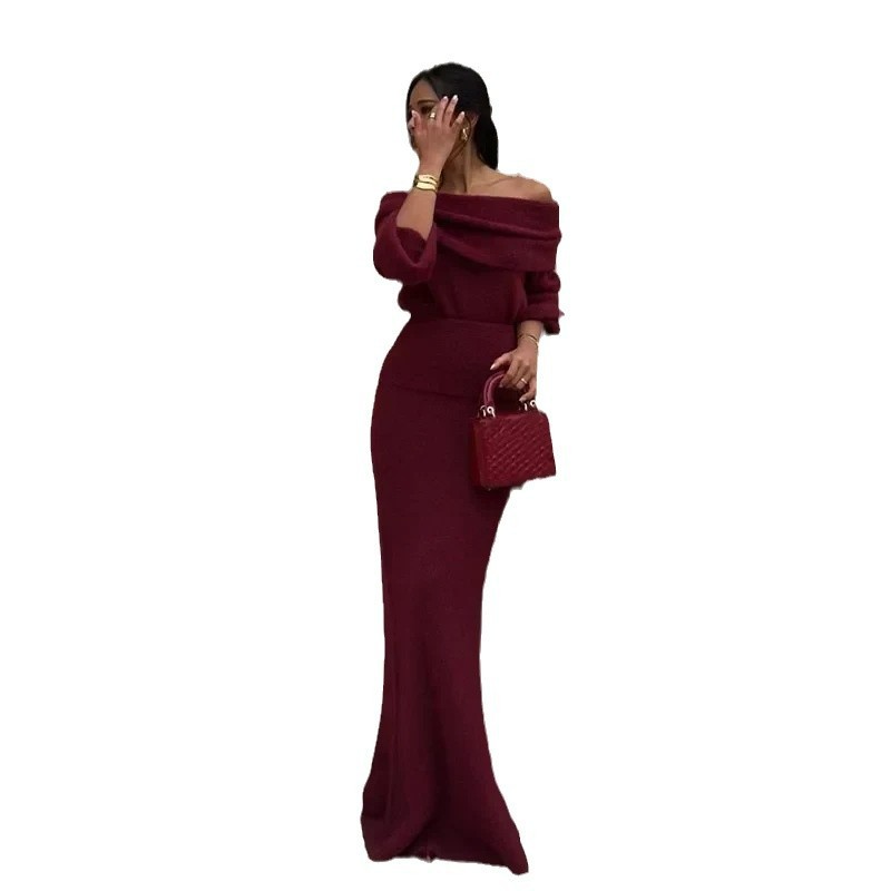 Pure Desire - Off-shoulder Long Dress