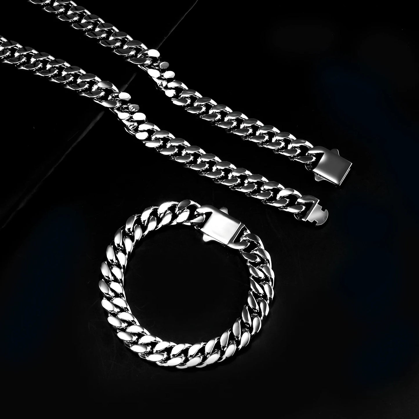 Hun' - Stainless Steel Cuban Chains