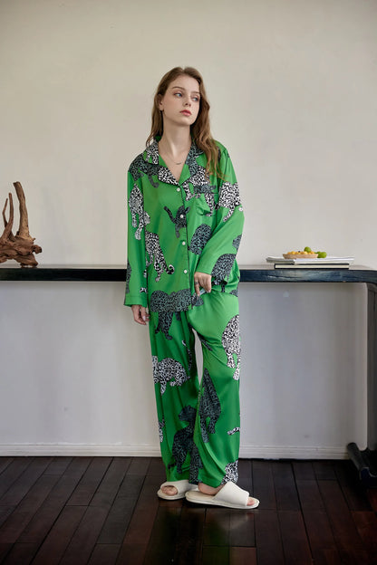 Your favorite liquor - Green Silk Sleepwear