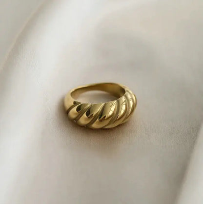 70s Glam - Gold Plated Stainless Steel Rings