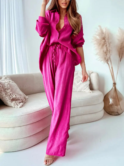 Drive-In Movie - Blouse and Pants Set