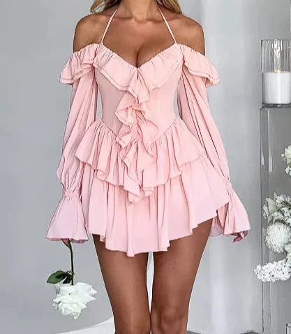 Starlit Romance -  Long sleeve romper