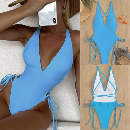 Shades of Pool - One Piece Swimwear