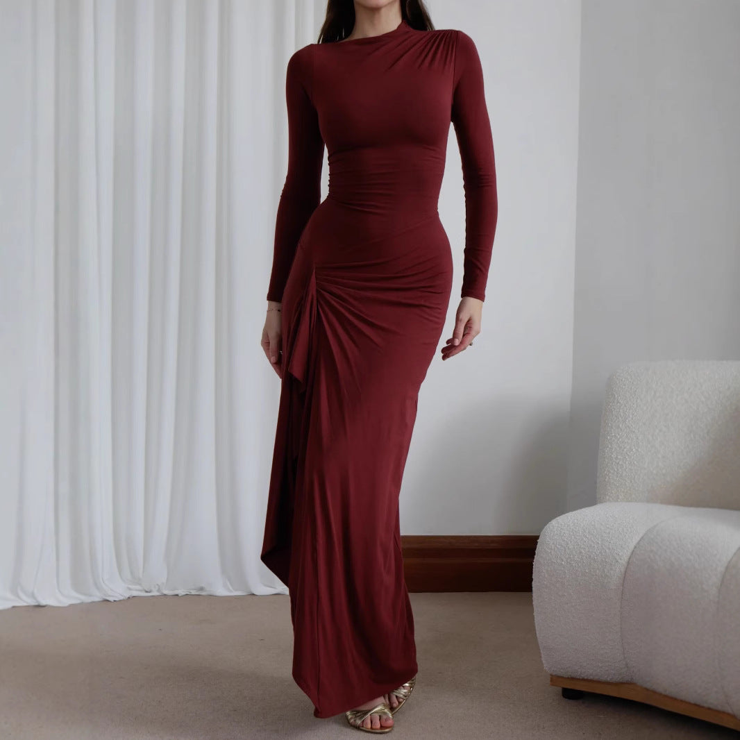 Little Scarlet- Long sleeve Dress