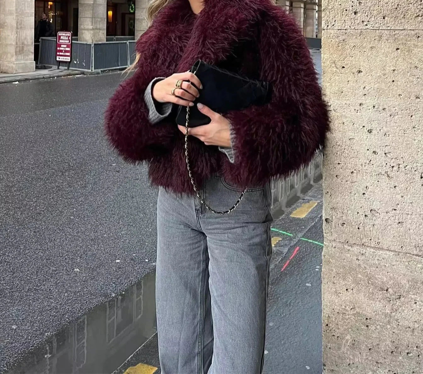 In Style - Eco Faux Fur Jacket