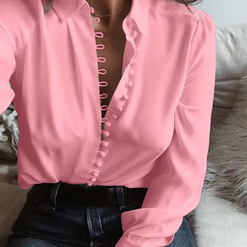 Lay me in pearls - Long sleeve blouse