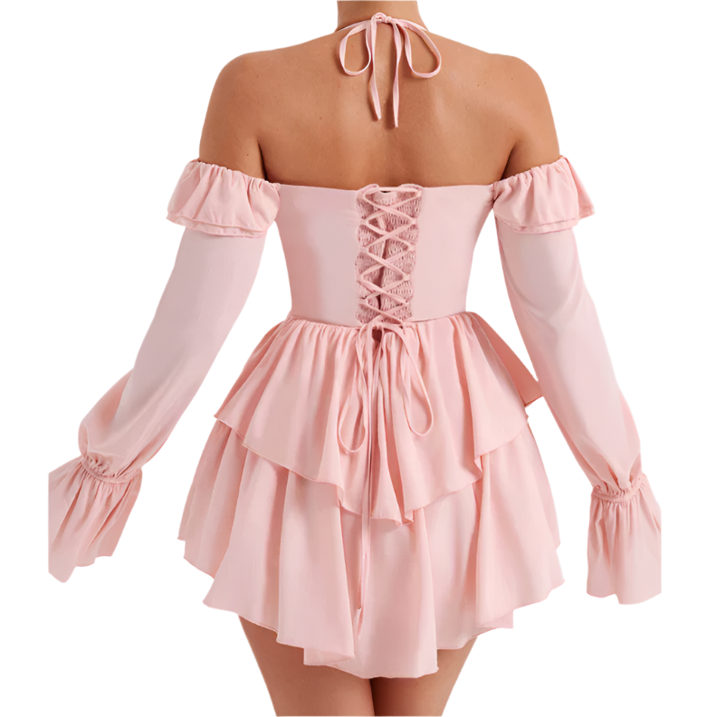 Starlit Romance -  Long sleeve romper