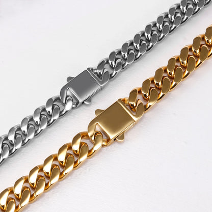 Hun' - Stainless Steel Cuban Chains