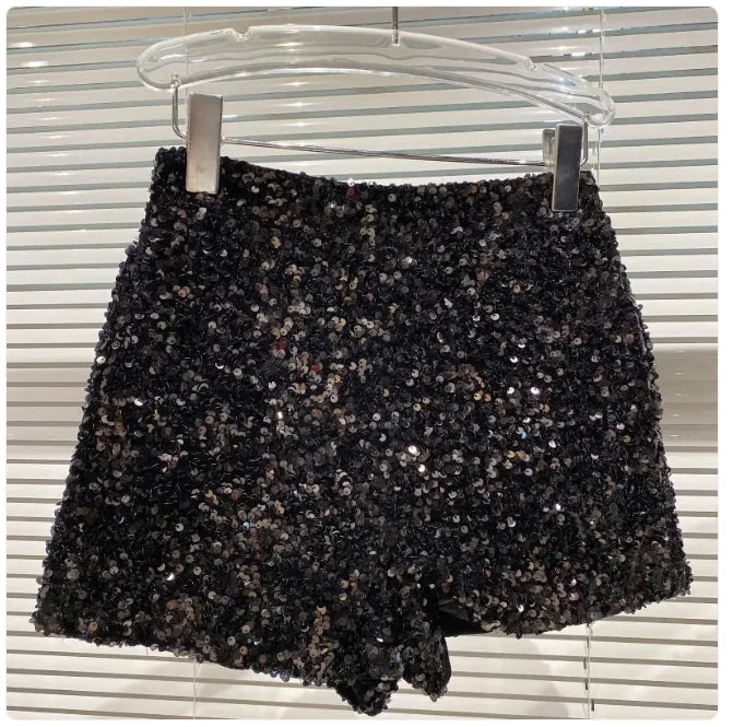 It's OK to shine - Sequin Hot Shorts