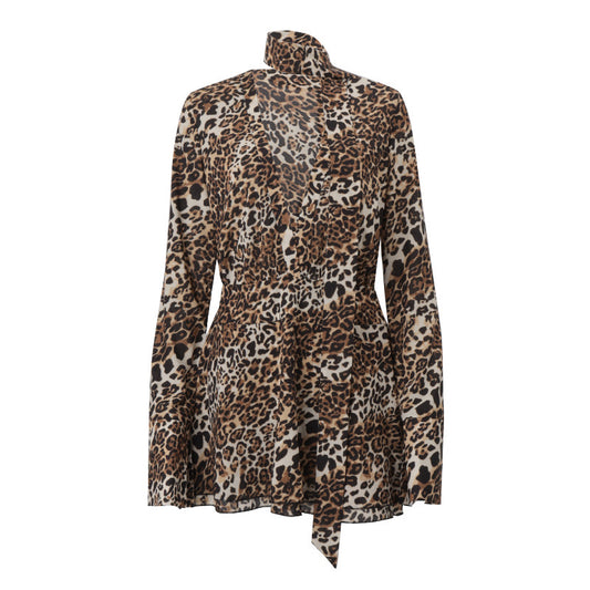 Soft Grunge - Vintage Leopard Print Dress