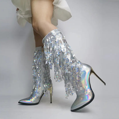 Sparkling Dreams -  High Heel Boots