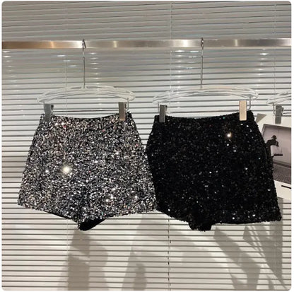 It's OK to shine - Sequin Hot Shorts