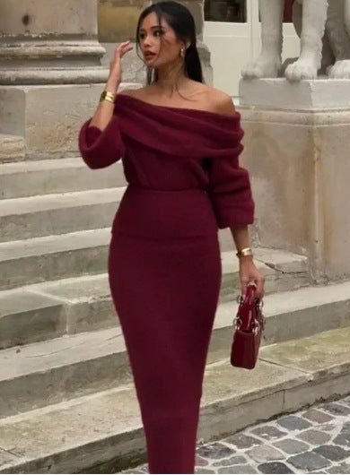 Pure Desire - Off-shoulder Long Dress