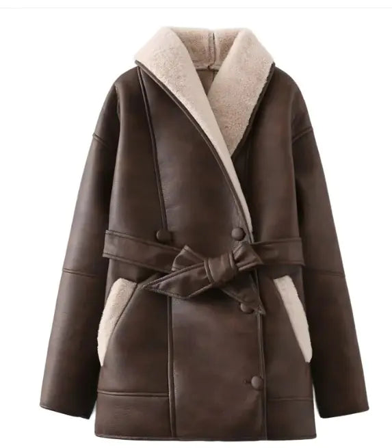 Cold and Unsure - Fur Collar Coat