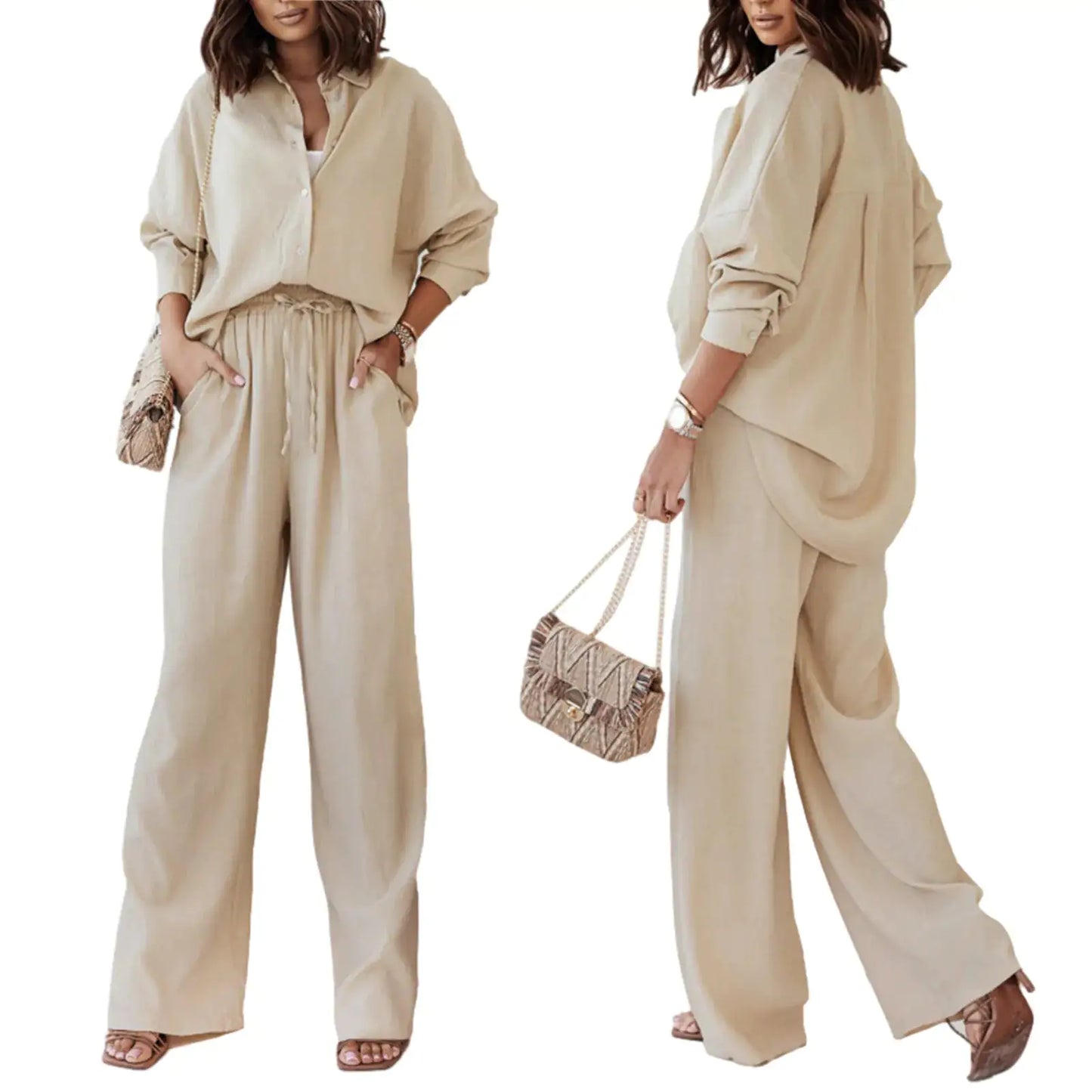 Drive-In Movie - Blouse and Pants Set